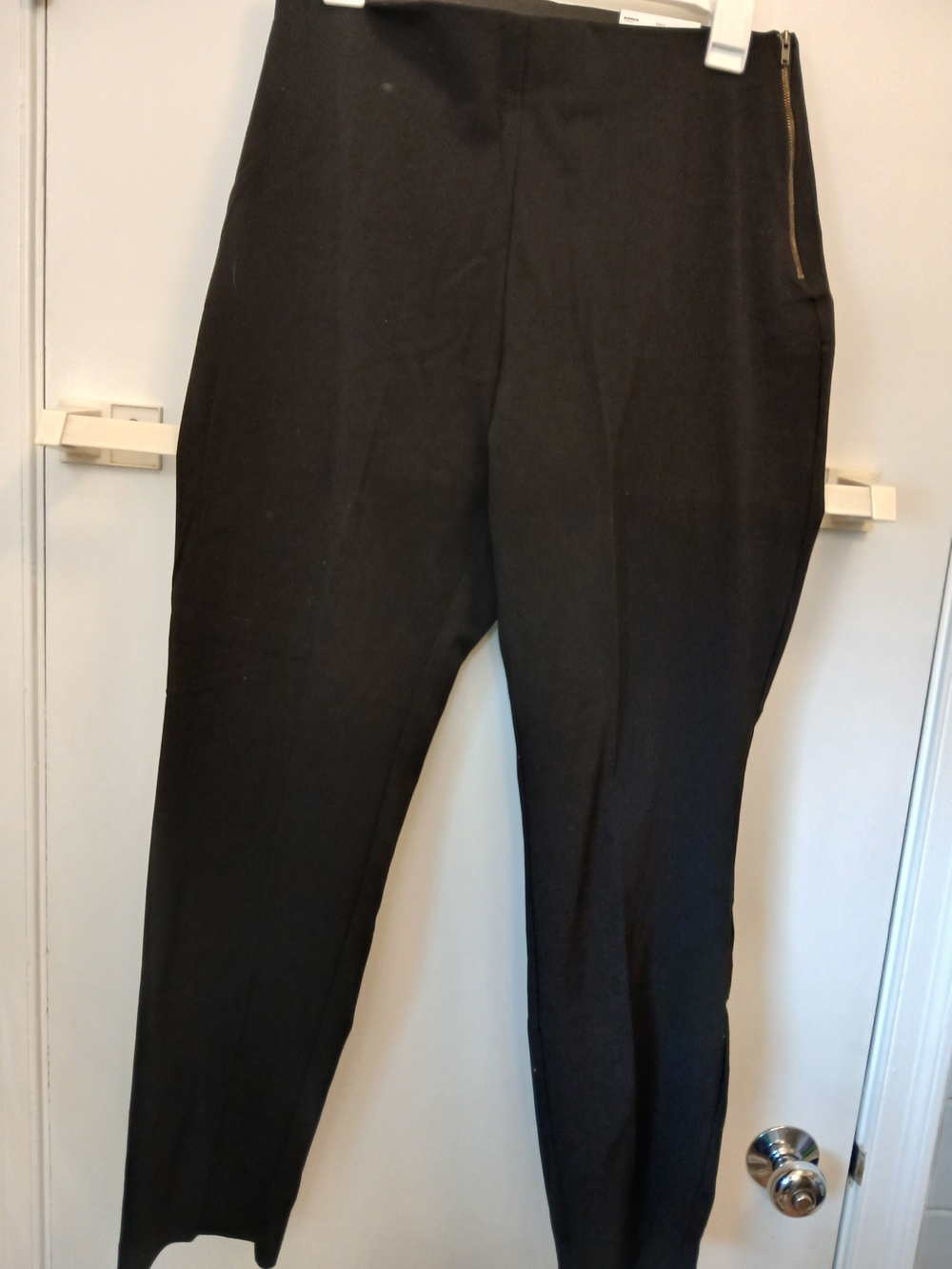 Nine West Black Stretch Ponte Ankle Pants